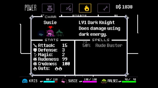 'Getting Stronger' mechanic in Chapter 1 Mod for DELTARUNE | DR Mods
