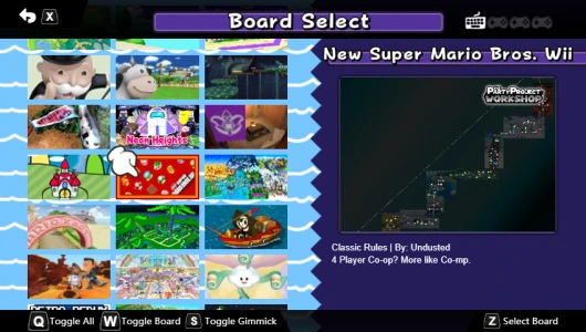 New Super Mario Bros. Wii but as a PP board Mod for Party Project ...