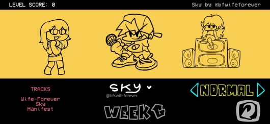 SENSITIVE CONTENT] Sky old versión [v-slice] Mod for Friday Night