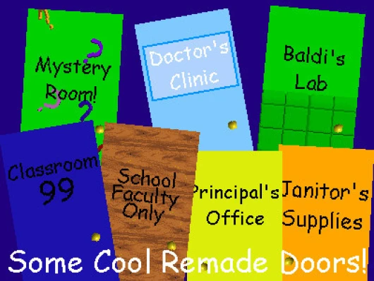 Remade Plus Doors! (v0.14.5) Mod for Baldi's Basics | Baldi Mods
