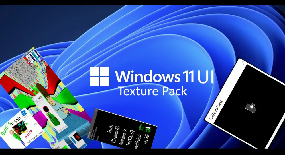 (0.6.X) Windows 11 UI! (BB+) Mod for Baldi's Basics | Baldi Mods