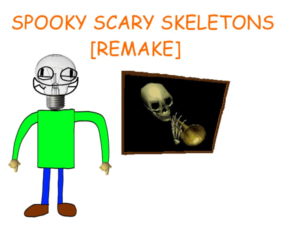 SPOOKY SCARY SKELETONS [REMAKE] Mod for Baldi's Basics | Baldi Mods
