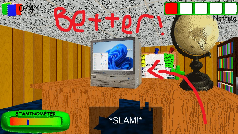 Pierre Baldi Computer (0.13.X) Better Computers! Mod for Baldi's Basics | Baldi Mods