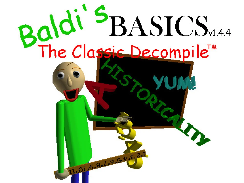 Baldi's Basics The Classic Decompile Mod for Baldi's Basics | Baldi Mods