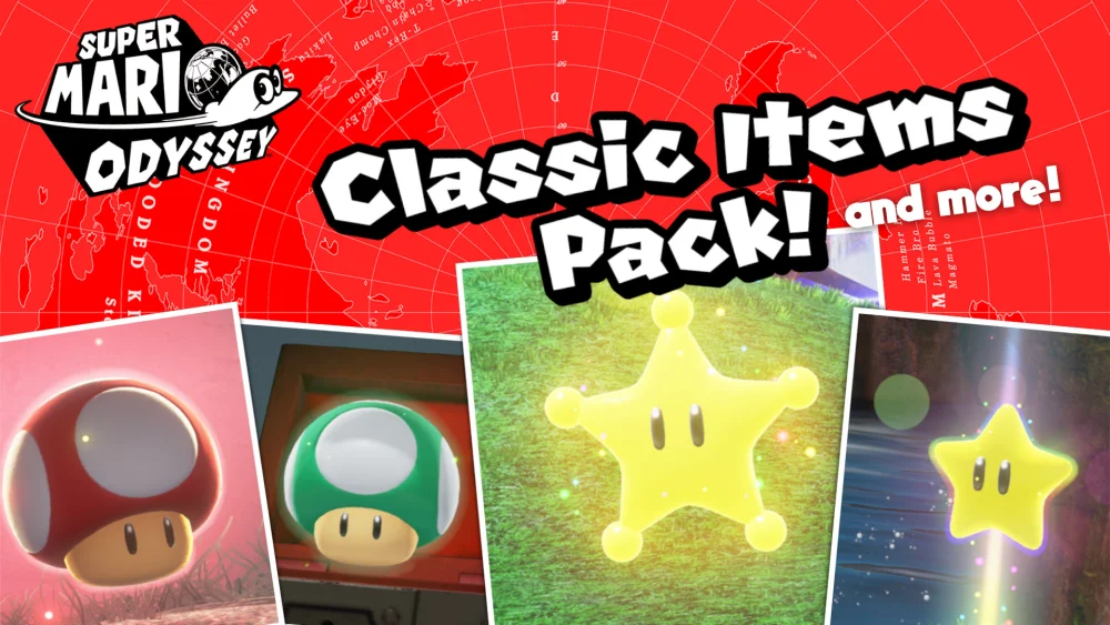 Classic Items Pack! Mod for Super Mario Odyssey | SMO Mods