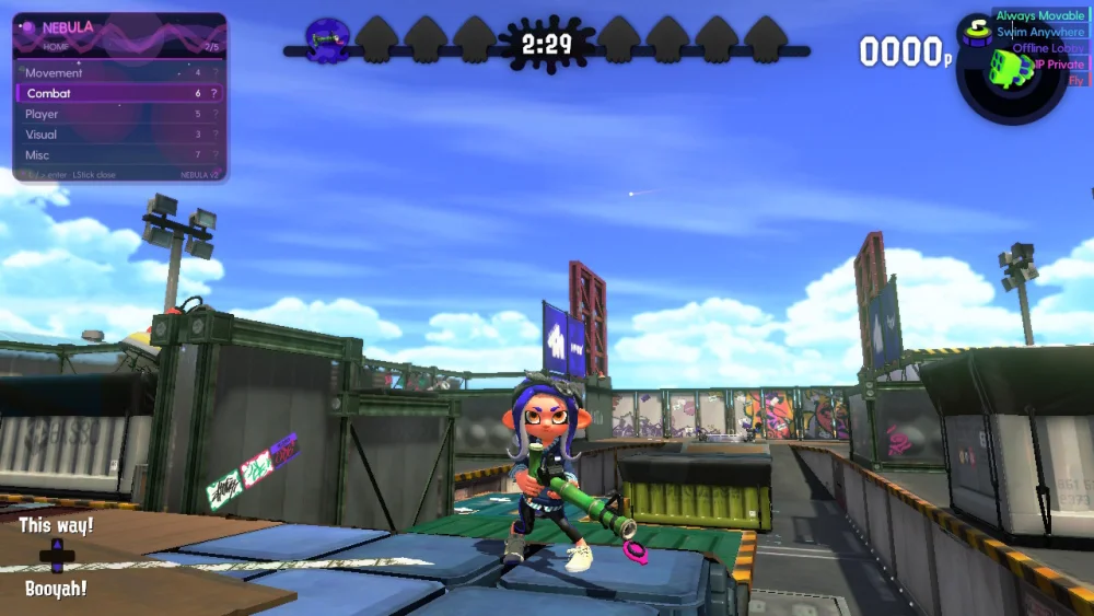 Nebula (5.5.2 mod menu) Mod for Splatoon 2 | Splatoon 2 Mods