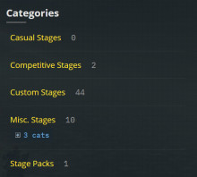 Changes to Stage Categories