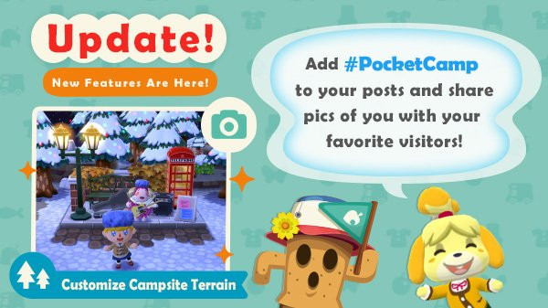 Changing Backgrounds At Campsite Animal Crossing Pocket Camp News