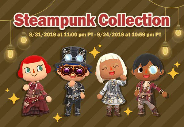 Steampunk Collection Wall Floor Collection Restocks Rad Red Dragonfly Goals Animal Crossing Pocket Camp News - roblox steampunk pants