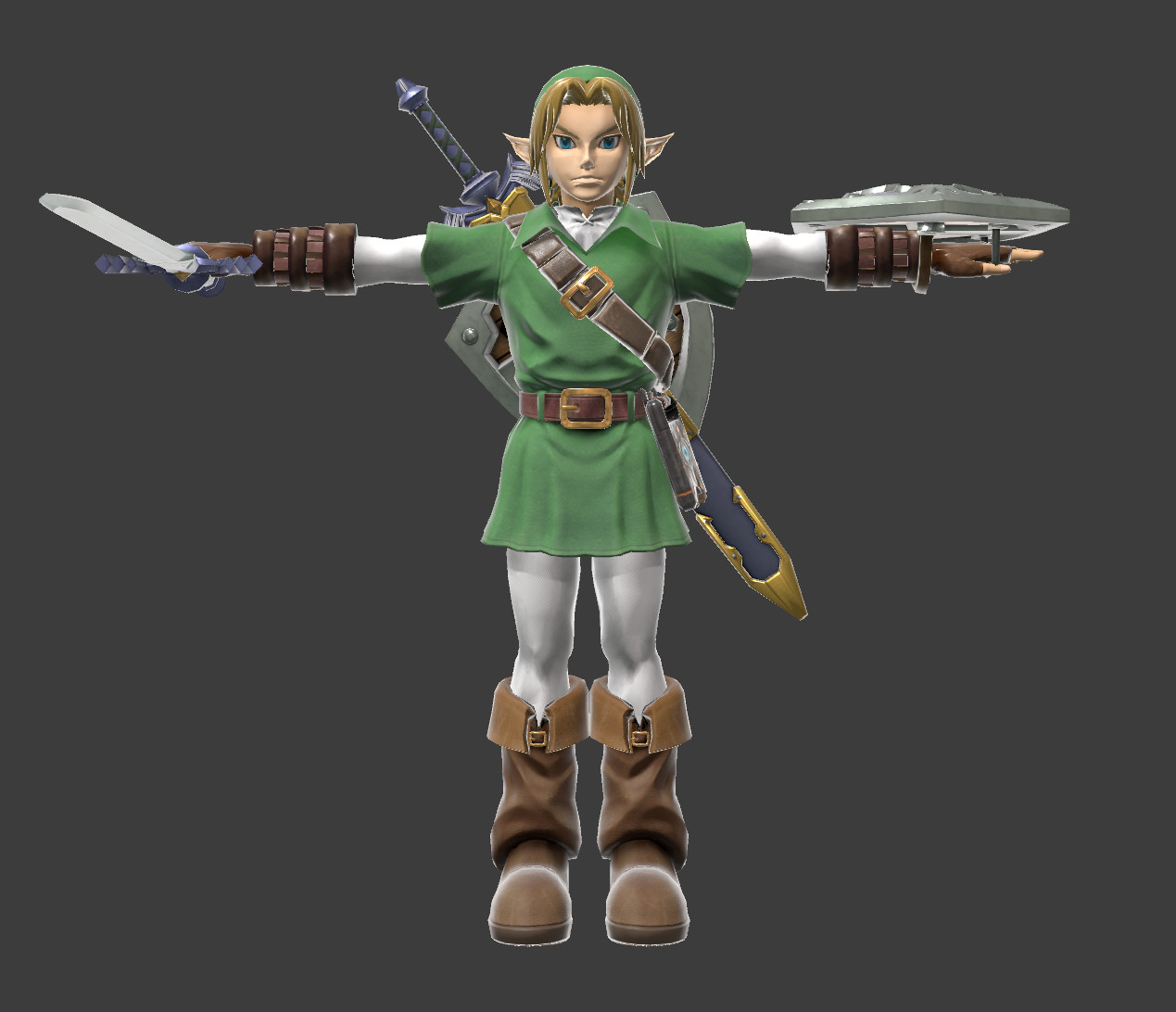 OOT Link model , UI, and Soundpack [Super Smash Bros. Ultimate] [Requests]