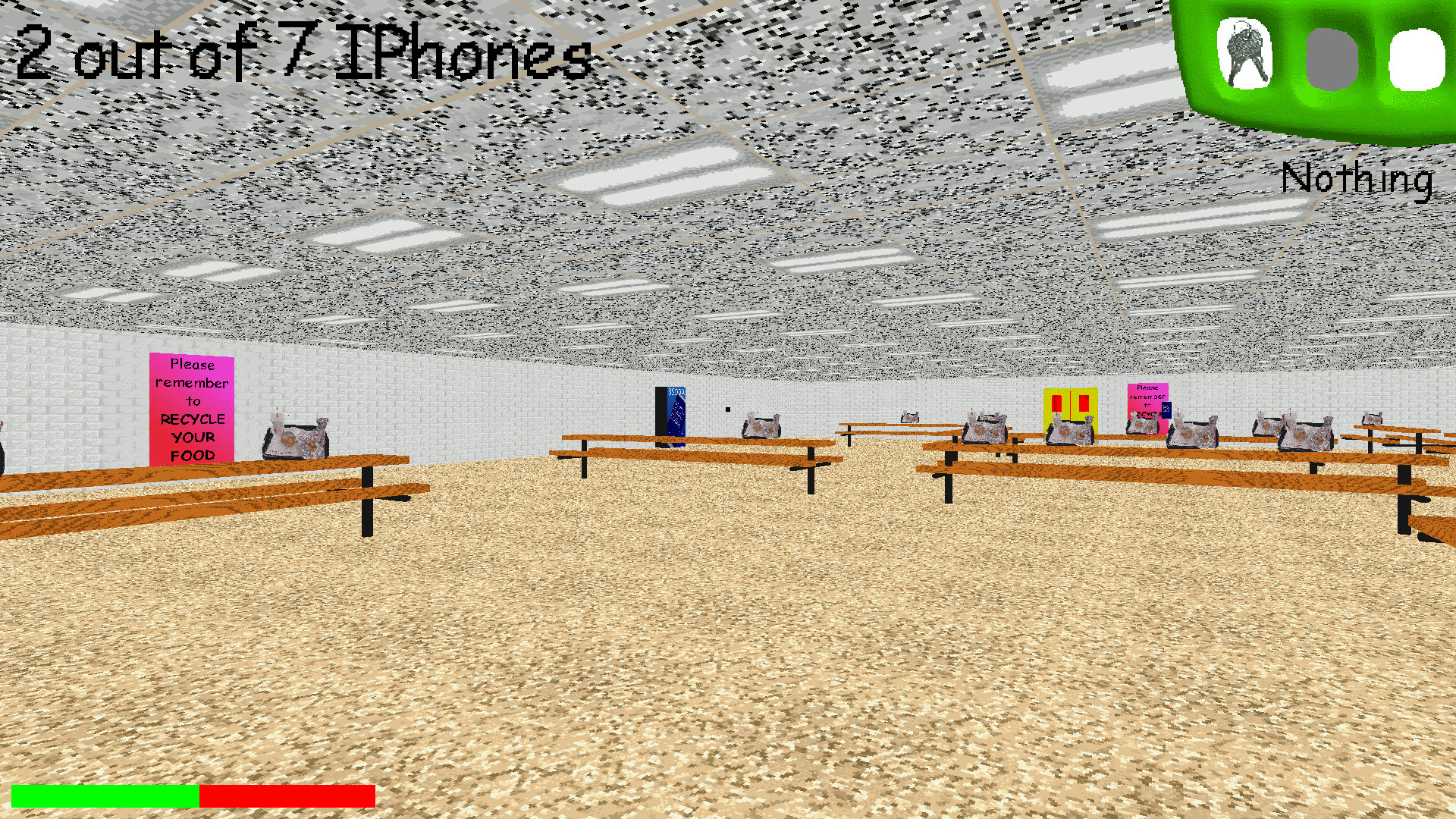 Code that lowers cafeteria ceiling fixed baldi s basics config