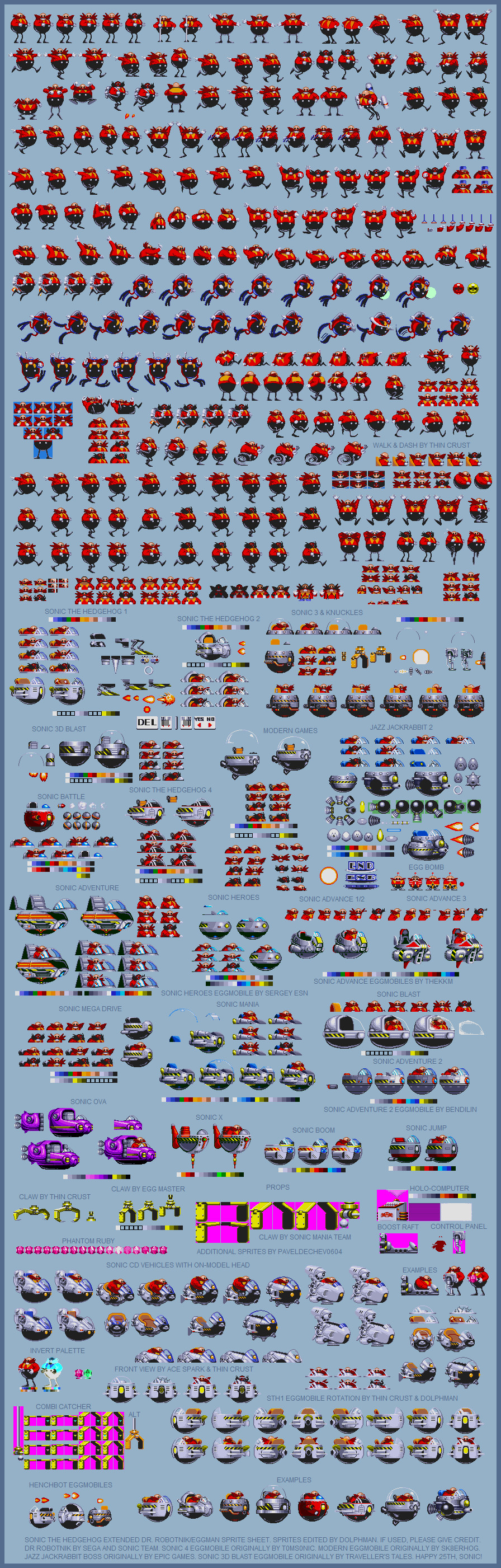 Blue Glasses Eggman (Also laughs at your pain!) [Sonic 3 A.I.R.] [Mods]