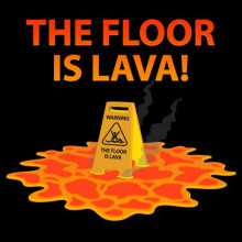 The floor is lava - Gameplay