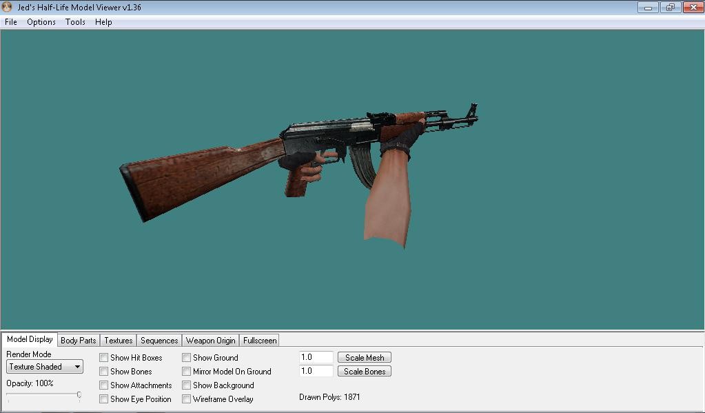 CS:CZ weapons in CSO hand Project for GameBanana | GB Projects