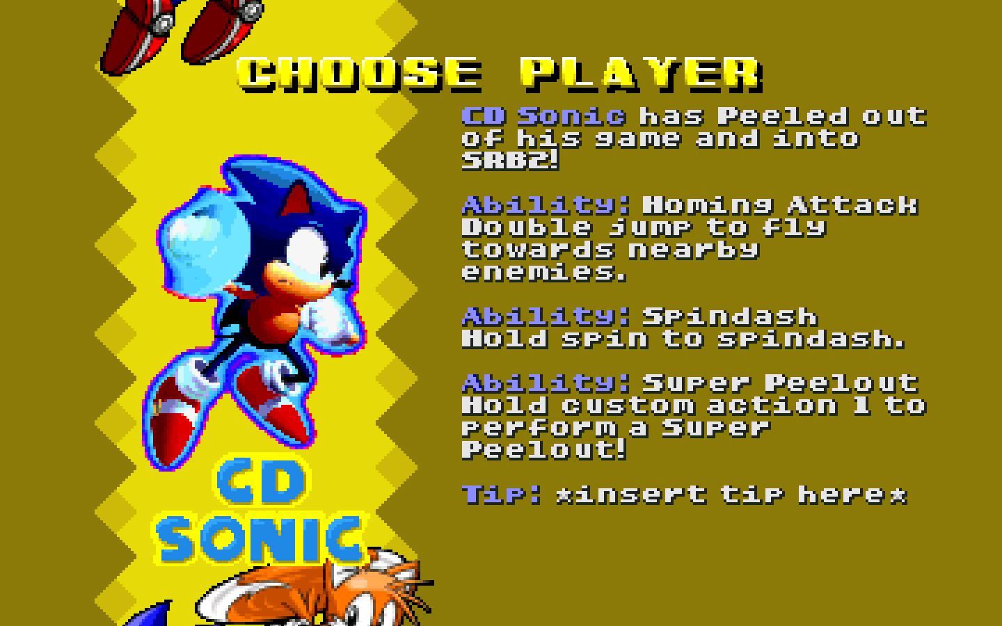 Sonic CD recreated in Sonic Robo Blast 2 