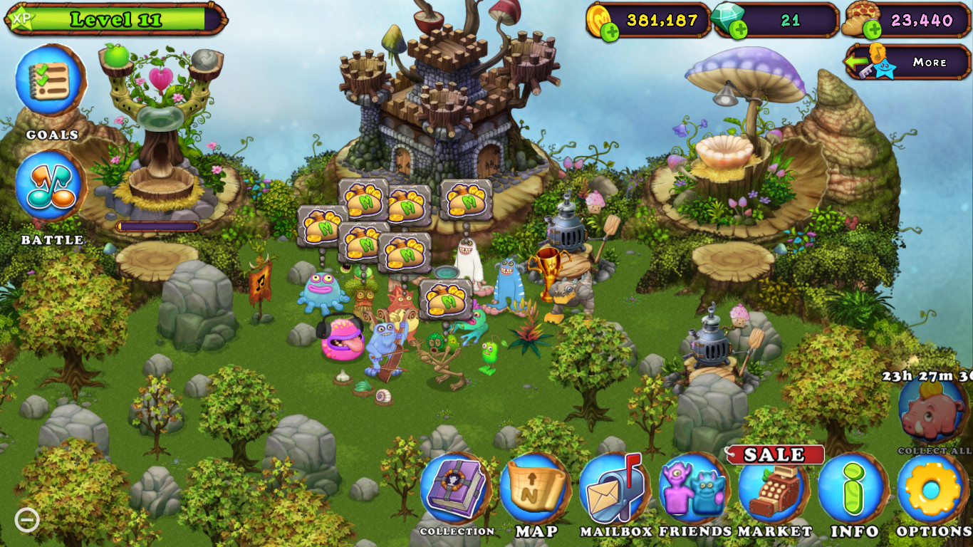 My Singing Monsters But With Dawn Of Fire GUI [My Singing Monsters ...