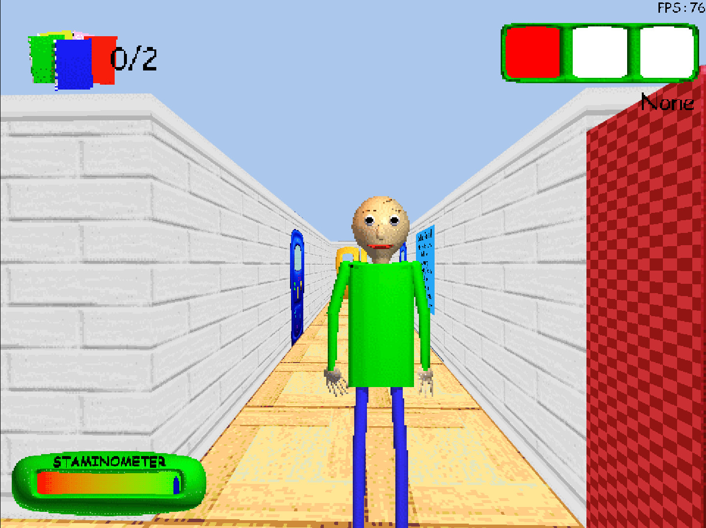 [SENSITIVE CONTENT] Baldi's basics Gdevelop edition Project for ...