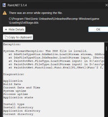 DDS Files corrupted