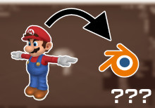 Changing character models using Blender?.