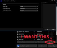How do I add configurations to my mods?