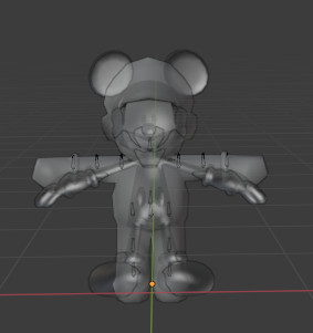 Animal making T pose 