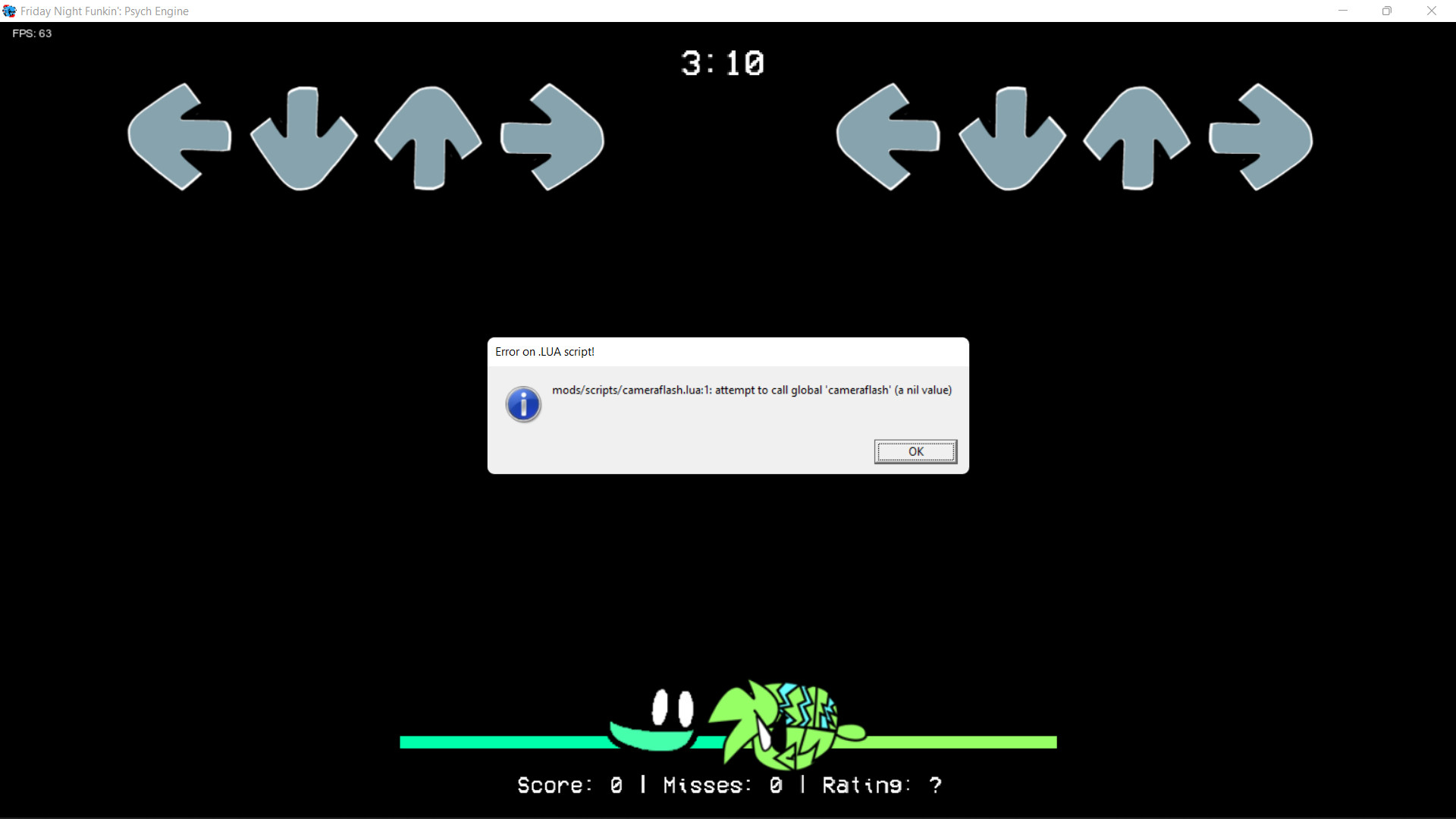 LUA flash script error Question for Friday Night Funkin' | FNF Questions