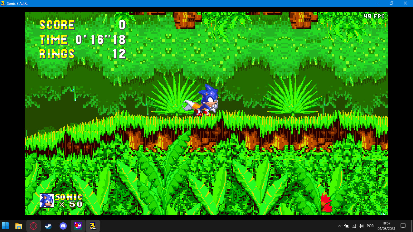 Sonic 3 A.I.R.) Does anyone know how to fix this? It happens on a