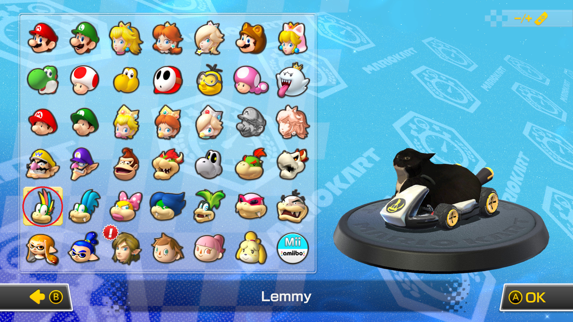 Mario Kart 8 Character Select Screen mario-kart-8-character-select-screen