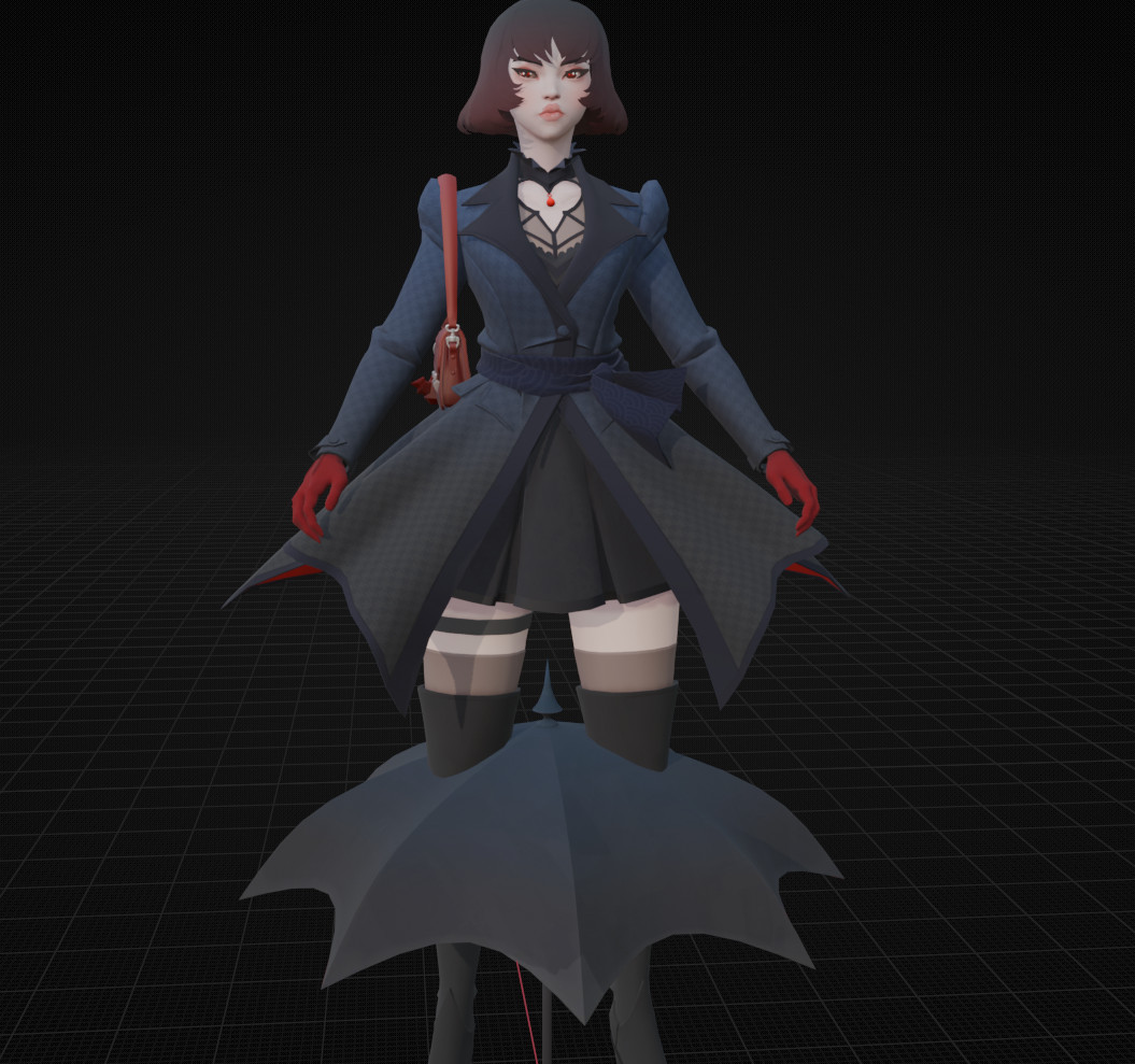 Mina's SFW shoart coat length