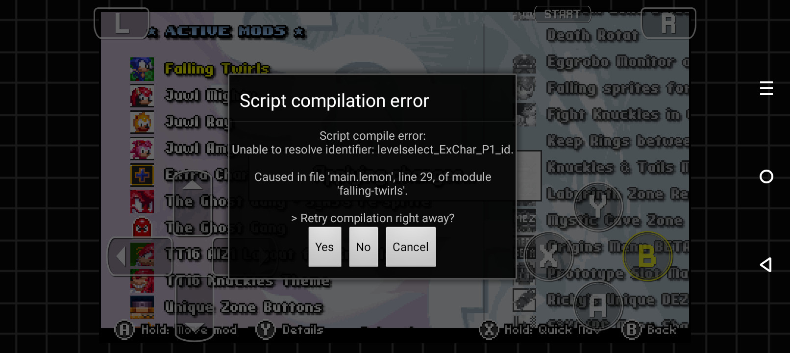 Why is this happening to me? Again Question for Sonic 3 A.I.R. | S3AIR ...