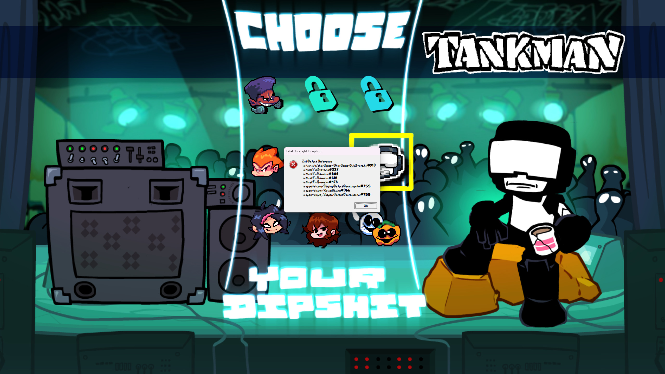 Fnf Object Error can i fix this mod error for base game 0.8.4 Question for Friday Night ...