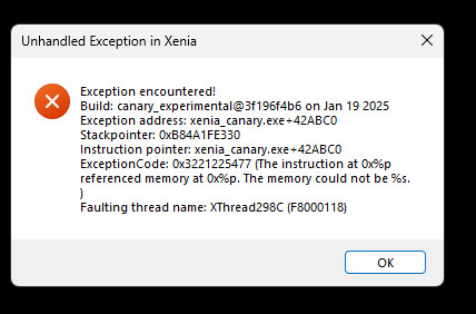 Permanent Unfixable Crash? (Possibly Khronos?) Question for Sonic
