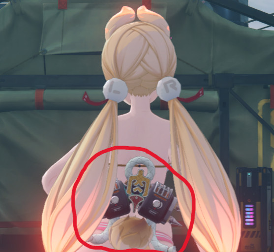 Anyone know how to hide Alice's back accessory? Question for