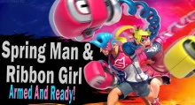 Ribbon Girl and Spring Man over Little Mac