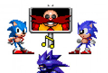 Sonic 1 & 2 Beta Boss theme over Mecha Sonic battles