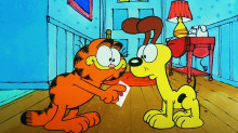 Garfield and Odie over Duckhunt