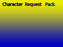 Character Pack Request.