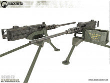 Black Mesa M2 Browning 50 Cal machine gun.