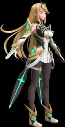 Mythra Outfit for Linkle Mod