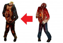 beta zombie models with retail clothes