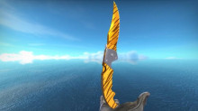 Request, Falchion Knife | Tiger Tooth (high shade) texture