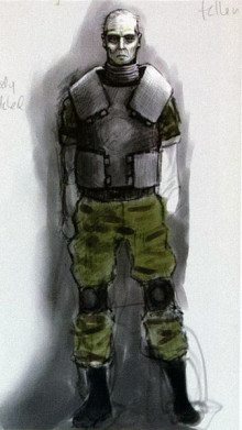 Concept art soldier
