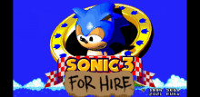 (1,536 points) Sonic 3 For hire edition