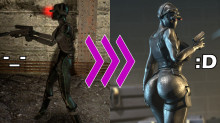 Stealth47's Black Ops Female Assassin Model for Black Mesa