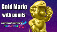 Gold Mario with Mario's pupils (Repost)
