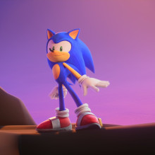 Sonic Prime fur/quill texture for Gens model