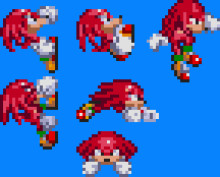 Knuckles Competition Mode Moveset Restore