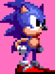 Neighbourhood Duck Enthusiast — One of Amy's sprites for the Sonic