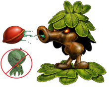 Deku Scrub over Grass Octorok
