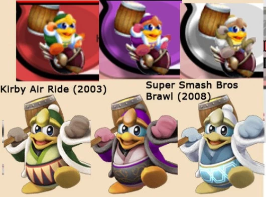 King Dedede's alts from Air Ride request